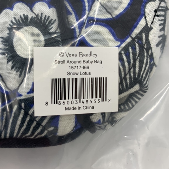 Vera Bradley Stroll Around Baby Bag in Snow Lotus - Picture 14 of 14